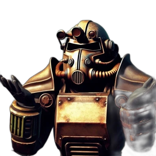 robot, mask, weapon, staff transparent PNG cut-out