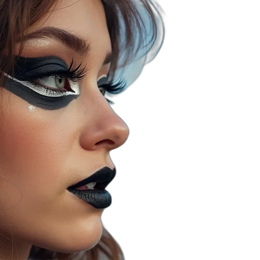 face, photorealistic, fantasy art, 3d render transparent PNG cut-out