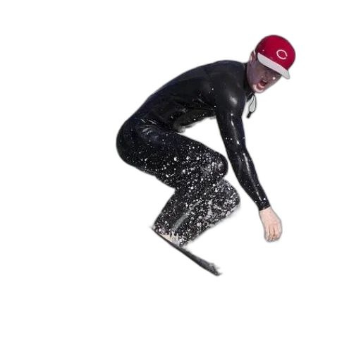 staff, creature, jacket, hat transparent PNG cut-out