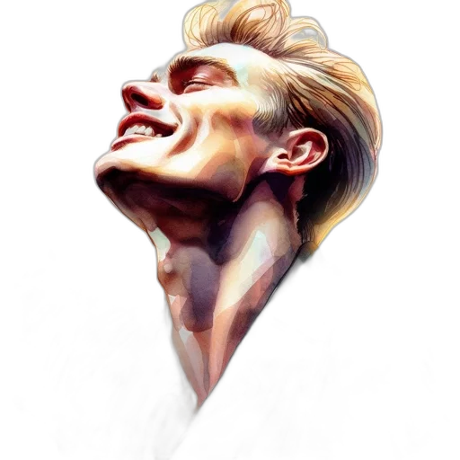 face, mask, creature, hair transparent PNG cut-out