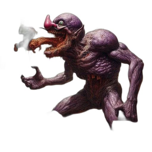 creature, dragon, animal, staff transparent PNG cut-out