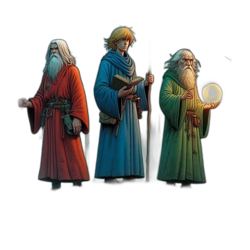 staff, concept art, fantasy art, 3d render transparent PNG cut-out