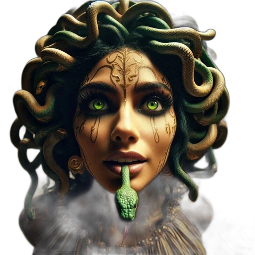 mask, face, staff, creature transparent PNG cut-out