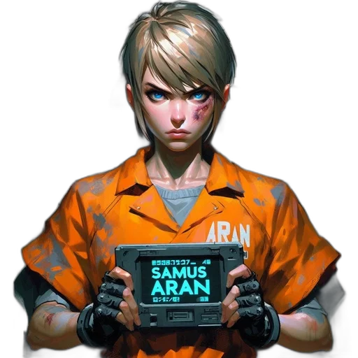 jacket, weapon, staff, face transparent PNG cut-out
