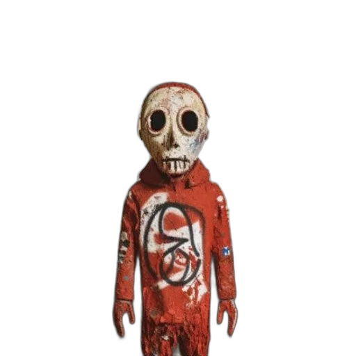 mask, jacket, creature, concept art transparent PNG cut-out