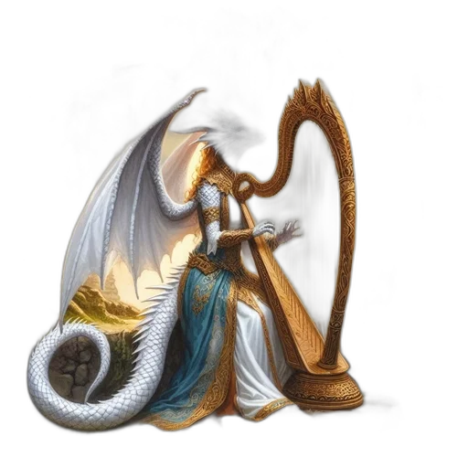 dragon, staff, sword, weapon transparent PNG cut-out