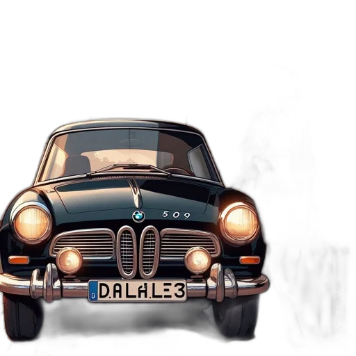 car, photorealistic, watercolor, concept art transparent PNG cut-out