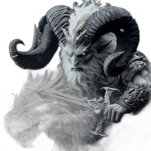dragon, creature, staff, fantasy art transparent PNG cut-out