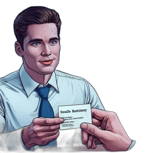 concept art, cartoon, comic book art, office transparent PNG cut-out