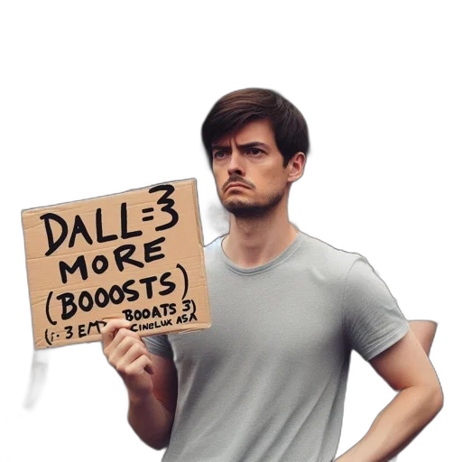 concept art, cartoon, photorealistic, man transparent PNG cut-out