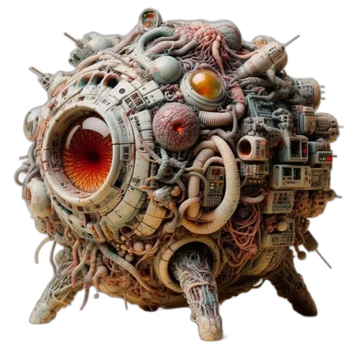 robot, mask, creature, face transparent PNG cut-out