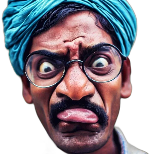 face, mask, staff, animal transparent PNG cut-out