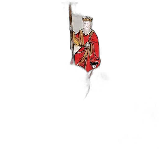 staff, crown, sword, jacket transparent PNG cut-out