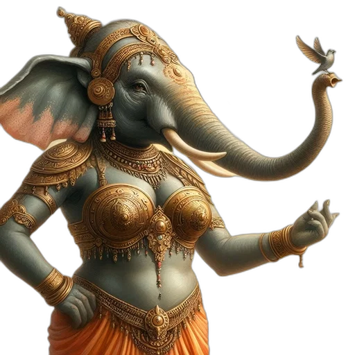 staff, jewelry, creature, 3d render transparent PNG cut-out