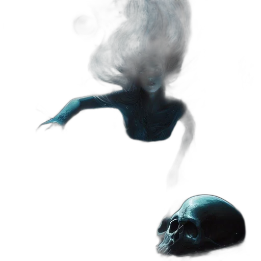 mask, creature, face, hair transparent PNG cut-out