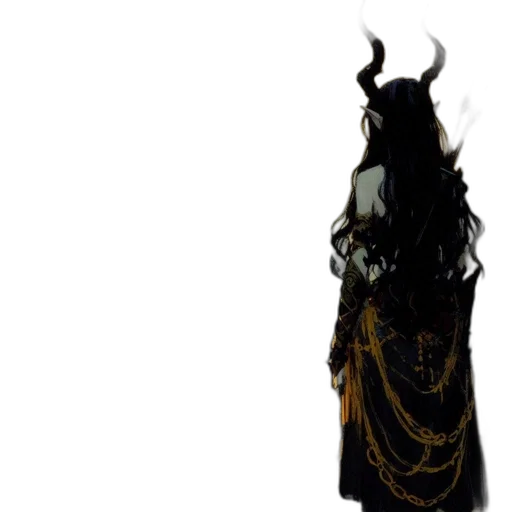 dragon, mask, staff, dress transparent PNG cut-out