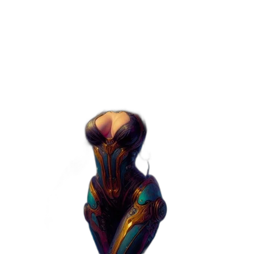 creature, mask, robot, dress transparent PNG cut-out