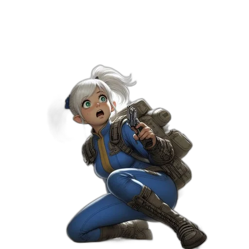 jacket, weapon, staff, sword transparent PNG cut-out