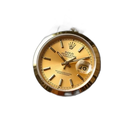 jewelry, 3d render, rolex, steel transparent PNG cut-out