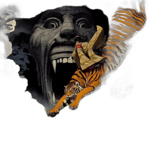 animal, mask, concept art, fantasy art transparent PNG cut-out