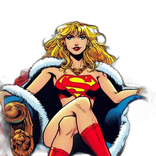 comic book art, concept art, cartoon, female transparent PNG cut-out