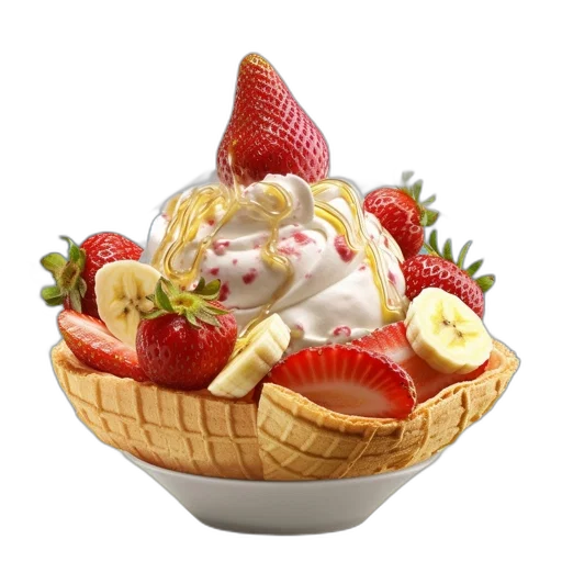 food, crown, hat, 3d render transparent PNG cut-out