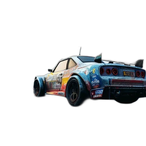car, weapon, concept art, photorealistic transparent PNG cut-out