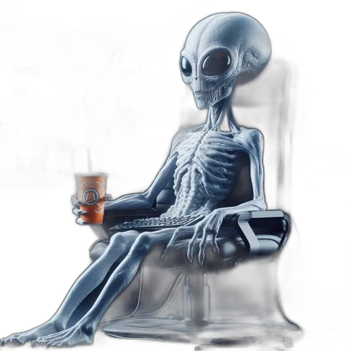robot, bottle, dress, creature transparent PNG cut-out