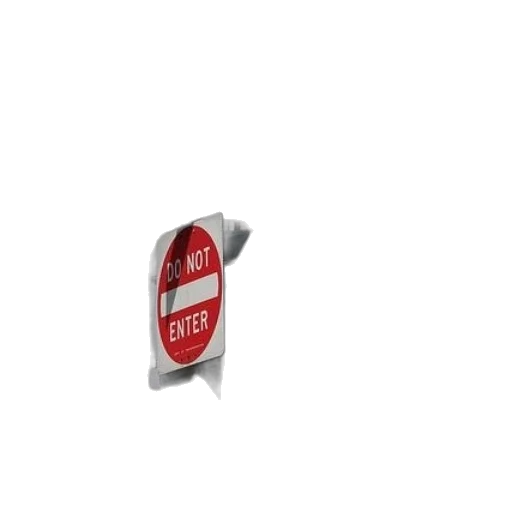 3d render, street, sign, not transparent PNG cut-out
