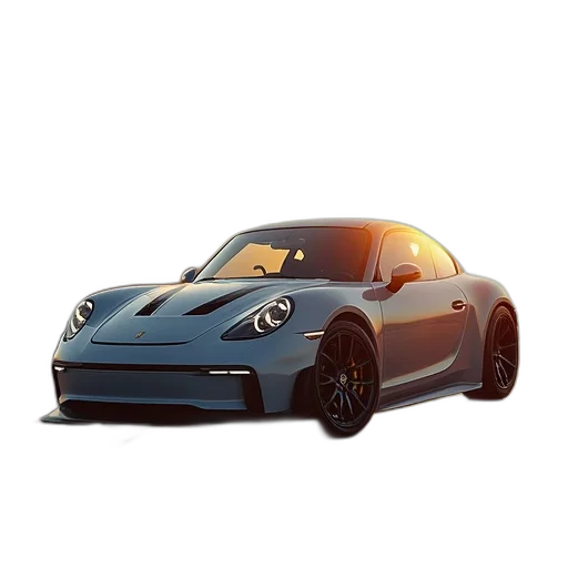 car, 3d render, photorealistic, concept art transparent PNG cut-out