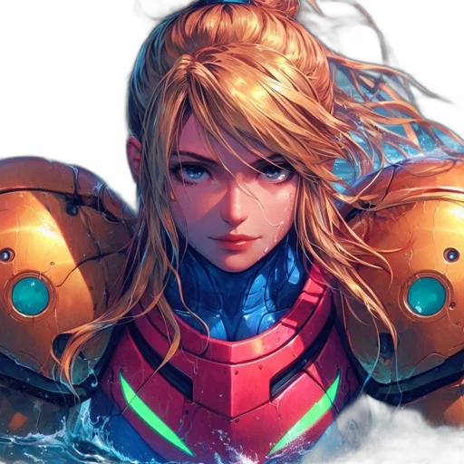 robot, face, weapon, sword transparent PNG cut-out