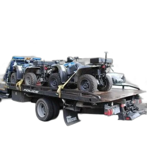robot, car, police, tow transparent PNG cut-out