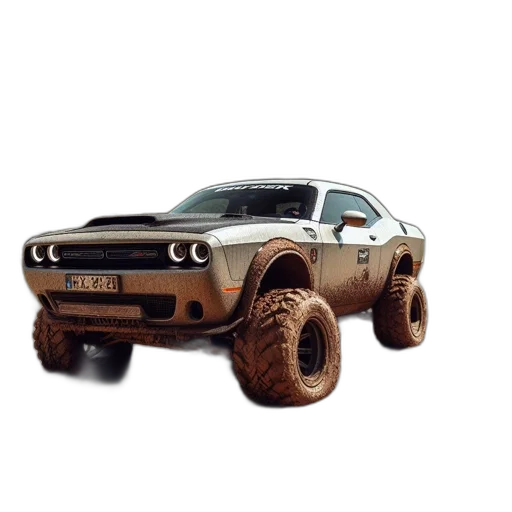 car, 3d render, photorealistic, concept art transparent PNG cut-out