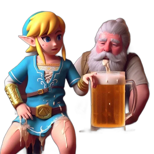 sword, weapon, bottle, fantasy art transparent PNG cut-out