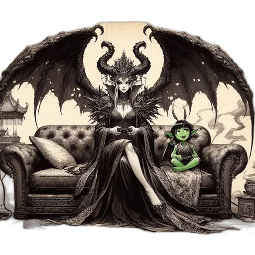 mask, furniture, concept art, fantasy art transparent PNG cut-out