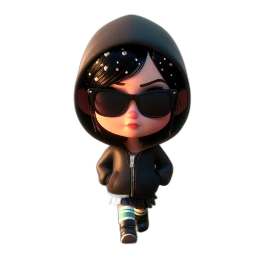 jacket, staff, 3d render, concept art transparent PNG cut-out