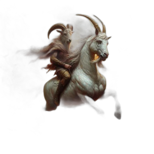 dragon, mask, creature, staff transparent PNG cut-out