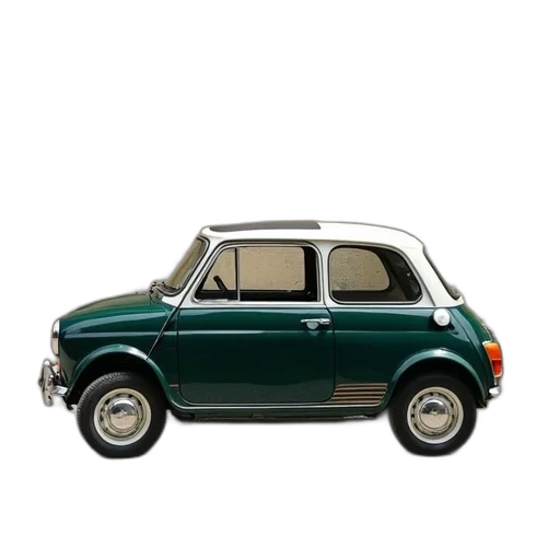 car, 3d render, photorealistic, small transparent PNG cut-out