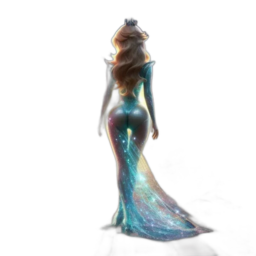 dress, concept art, fantasy art, 3d render transparent PNG cut-out