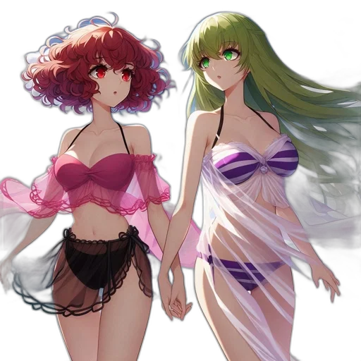 dress, concept art, anime, pixel art transparent PNG cut-out