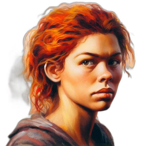 face, staff, photorealistic, fantasy art transparent PNG cut-out