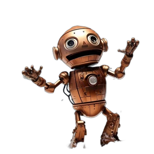 robot, animal, creature, staff transparent PNG cut-out