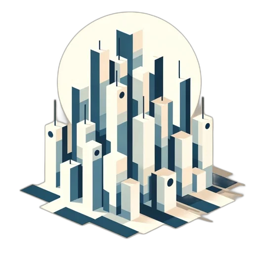 building, pixel art, 3d render, concept art transparent PNG cut-out