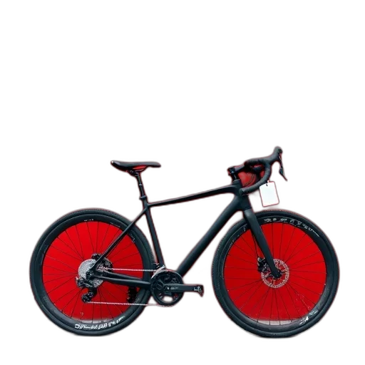 3d render, red, black, mountain transparent PNG cut-out