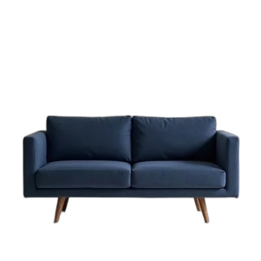furniture, crown, 3d render, blue transparent PNG cut-out