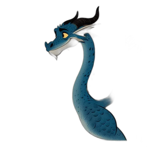 dragon, staff, creature, animal transparent PNG cut-out