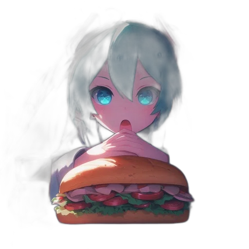 food, creature, face, robot transparent PNG cut-out