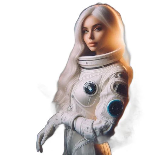robot, dress, jacket, face transparent PNG cut-out