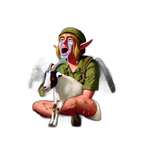 staff, mask, creature, animal transparent PNG cut-out