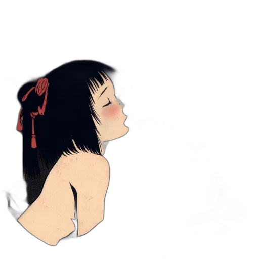 dress, hair, face, anime transparent PNG cut-out
